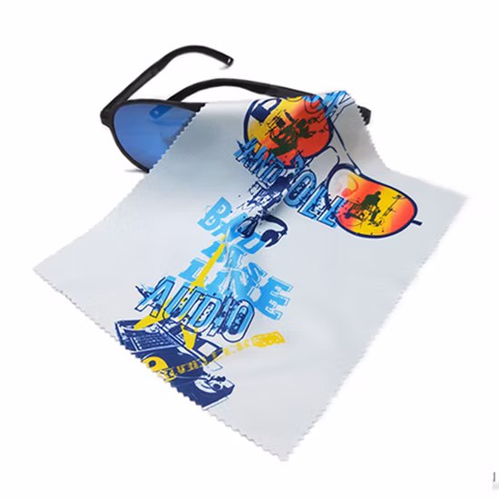 Ткань для очистки цифровой печати для очков, мобильных телефонов, ткань для чистки рекламных очков